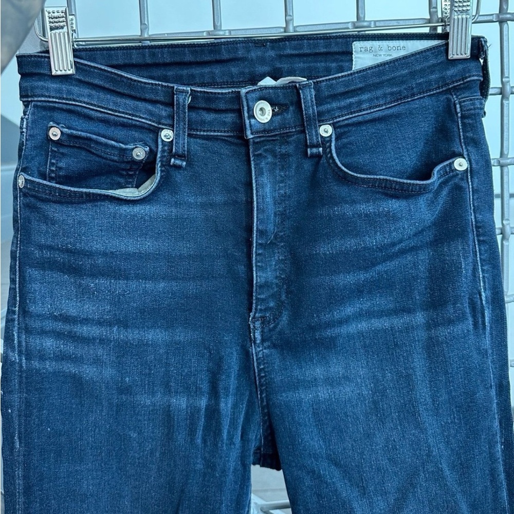 rag & bone Women's Skinny Jeans - Dark Blue